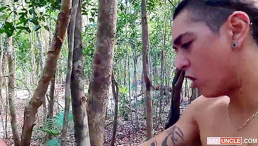 Alam Herrera Roughly Takes Both Guys Bareback in Intense Wild Sex – LatinLeche