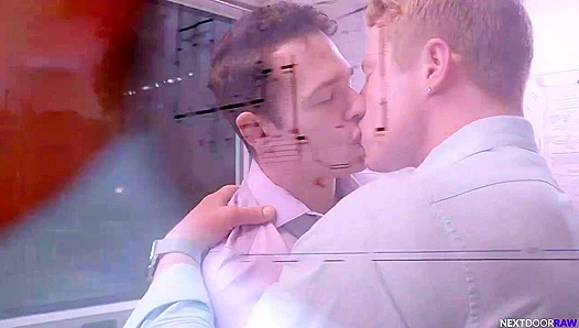 Office Desire Ignited: Next Door Neighbors Steamy Rear Entry Fuels Fantasies to Blazing