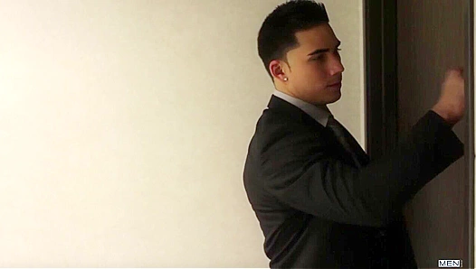 Steamy Office Rendezvous: Monroe DiMaggios Fiery Anal Threesome – 18+
