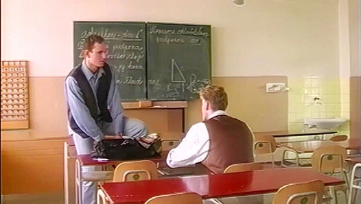 Hans Milos Goes Wild in School: Steamy Gay Action Ignites Passion – Falcon Studios