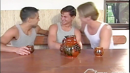 Steamy Retro Heat: Hung Martins Vintage Anal Rampage with Gsprs Urgent Patrik Zsolt