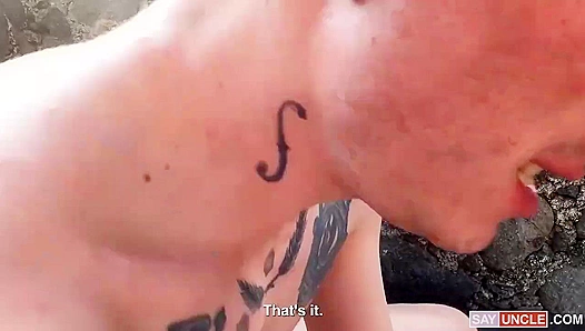 Steamy Backseat Anal Threeway: Axel and Friends Pumping Hot Latino Ass