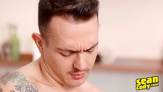 Forbidden Desires Ignite with Guidos Thick, Unruly Mustache -- SeanCodyX 18+