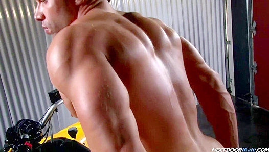 Neighborly Thirst: Drooling Over Tyler Blacks Girthy Cock as He Jerks Off in Plain Sight