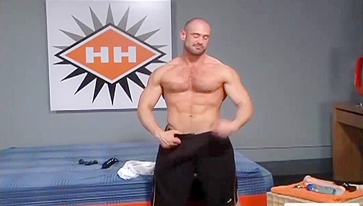 Craigs Thick Hands Stroke His Giant erection in Sizzling Solo Action – 18+