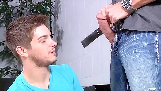 Johnnys Defeat Turns into a Thrilling Victory as He Takes Brandons Beefy Cock for a Wild
