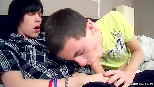Smooth Touch at the Spa: Tyler Bolts Hands Caress Conner Bradleys Body as Tears of