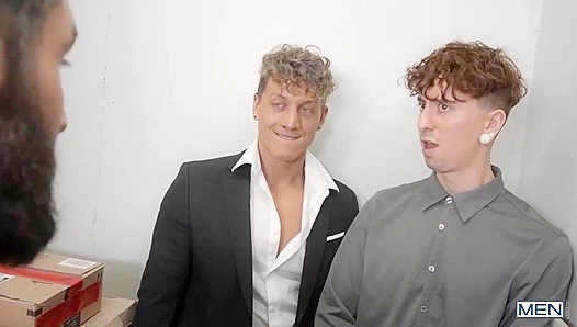 Felix Fox and Tony DAngelo Face Off for a Raw, Deep Anal Threesome - 18+