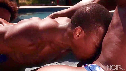 Bareback Bliss Under Open Skies: DeAngelo, Adrian, and Tommys Rambunctious Outdoor Romp –