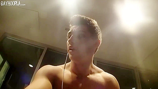 Jake Pavlovs Throbbing Uncut Beast Stirs in Solo Glory