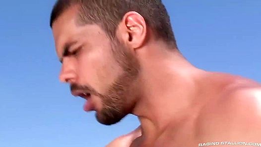 Intense Animalistic Threesome: Donato Lucas Engulfed in Each Others Musky Sweat –