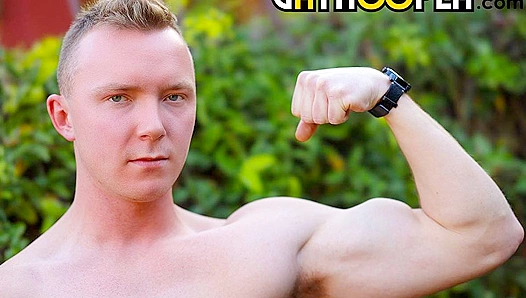 Justin Fletchers Steamy Self-Love Session Exposes His Massive, Hard-Throbbing Cock
