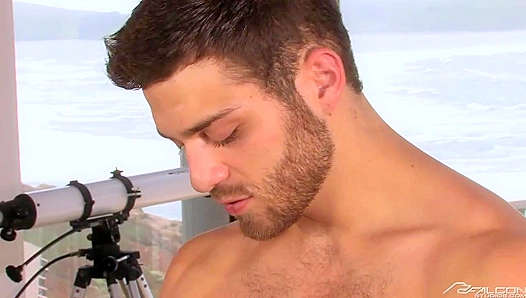 Tommy Defendi Takes AJ Irons for a Wild Ride, Pounding Him in Piledrivers - Falcon Studios