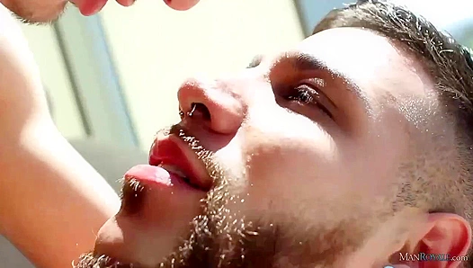 Raging Inferno: Steamy Threesome Ignites Between Sexy Studs FX Rios Mike Chambers at