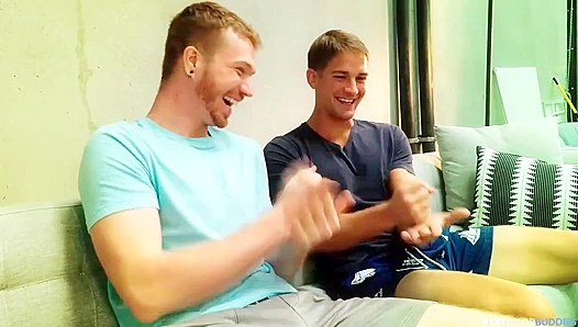 Red-Hot Neighborhood Encounter: Dacotah Meets Handsome Brandon for Steamy Threesome Action