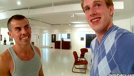 Beau Kennedy Claims His Art: Riding Thick Dick in Public Gallery