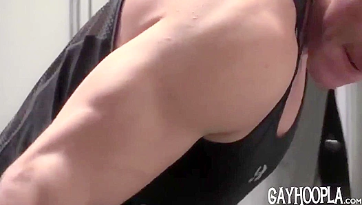 Intense Solo Thrusts: Chiseled Blond Hunk Jason Keys Demonstrates Endless Endurance –