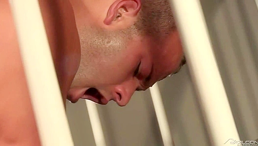 Spiral of Lust: Brandon Jones and Luke Adams Sizzle in Scorching Stairway Hookup –