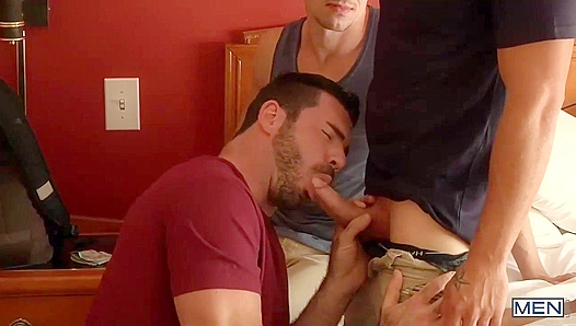 Raw Passion Ignites: Darin Silvers, Billy Santoro, Jack Hunters Wild 3-Way Thrust – 18+