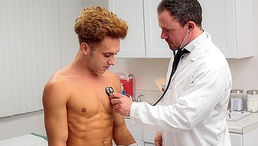 Steamy Checkup Turns Naughty: Daddy Doc Jesse Fills Camerons Hole – Intense Gay Medical