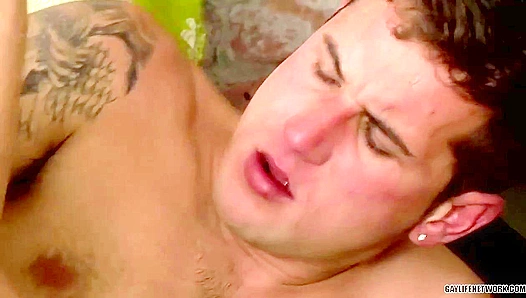 Adam Dans Raw Passion Ignites: Hard, Thirsty Fucking in Bed - GayTwinkX 18+
