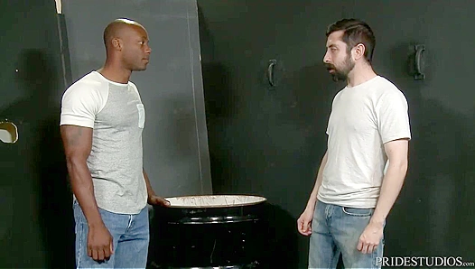 Steamy Rendezvous: Osiris Blade and Geoff Gregorios Intense Gay Threesome Adventure