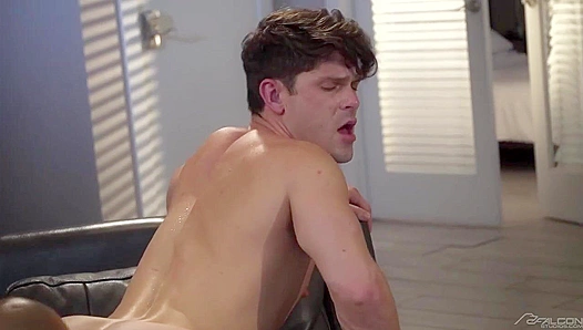 Devin Francos Hungry Throat Takes Zarios Massive BBC for a Ride at Falcon Studios - 18+