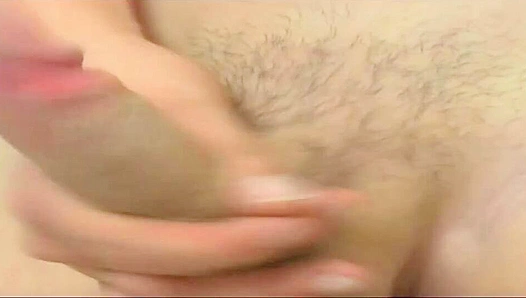 Ari Blacks Intense Solo: Thrusting Cock Builds to a Massive, Prolific Spurt