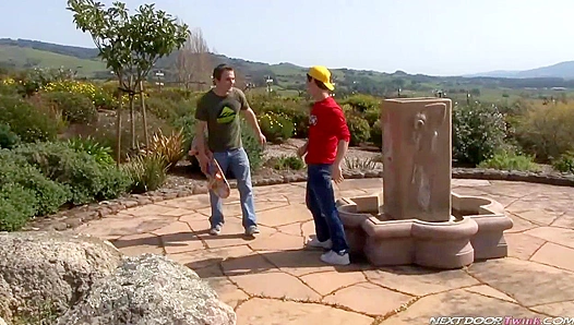 Steamy Stroll Turns Naughty: Jakes Outdoor Tryst with his Neighbor Boy – TinyGays 18+