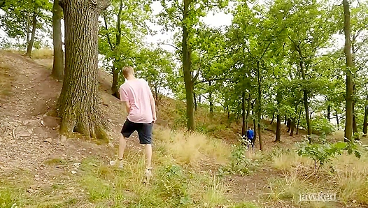 Luke Geers Goes Wild with Lukas Dials in the Forest - Steamy Outdoor Gay Sex Adventures