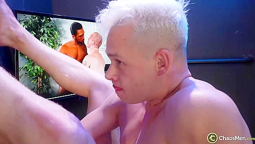 Andrew Connors Throat Conquered by Pierce Paris Scorching Glory Hole – GayXXX