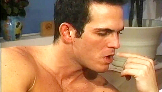 Sweaty Skin on Skin Orgy: Alan and Troy Lose Control with Bare Muscular Flesh