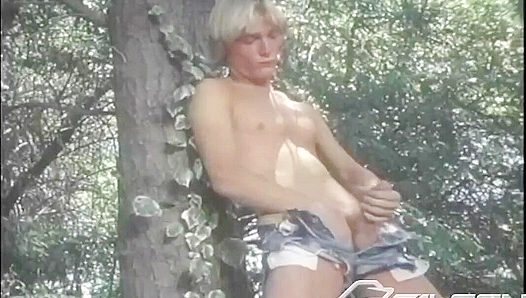 Ripped Denim Reveals Brads Raw Need as He Takes His Cock for a Wild Ride