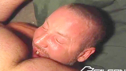 Passion Ignites Underground as Ivan Andros Consume Each Other — Steamy Bunker Threesome