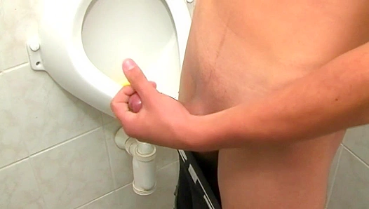 Simons Wild Stall Sex: Finger-Fucking Himself Raw in Public – GayXXX