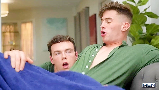 Stepbrother Sparks Ignite: Clark Reid and Trevor Brooks Forbidden Friction – Gay XXX 18+