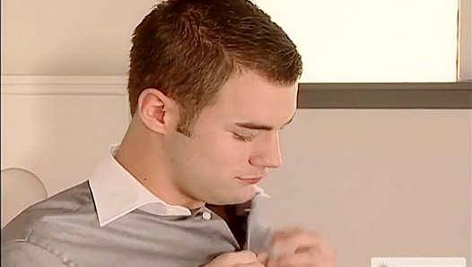 Jackson, Dillon Wild Men Engage in Steamy Office Tryst Featuring Rough Anal Thrills –