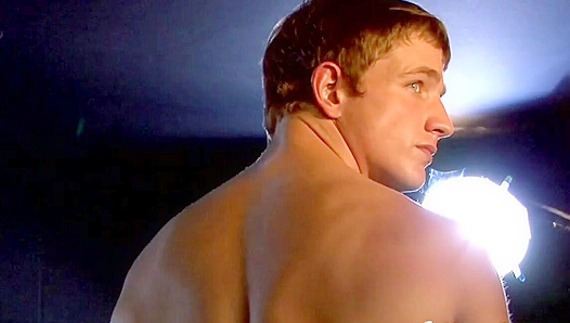 Marcus Exposes His Chiseled Body Hung Beefstick Backstage at GayPornHub – 18+