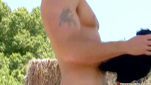 Trystan Bull Pumps Iron: Dripping Wet Sweat in Scorching Solo Session - Gay Porn Star