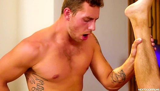 Roman Todds Hung Beef Stretched Wide Open by Powerful Thrusts - NextDoor Films
