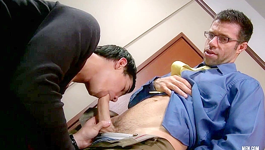 Noah Springs and Tristan Jaxxs Classroom Prank Ignites into a Wild, Hard-Fucking Session