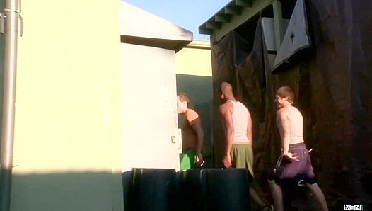 Campus Rivals Engage in Intense Bareback Sex: Jacobs Sweaty Conquest – GayPornFlix