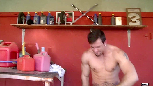 Fueling His Craving: Impromptu Gas Station Fuck Ignites Carnal Passion - GayXXX 18+