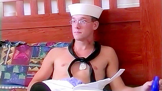 Sailors Steamy Maritime Orgasm: Glen Michaels Throbbing Cock Jerk Session