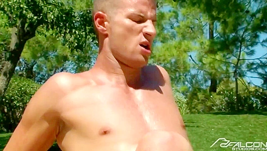 Rusty Stevens Takes Jared Pounds Raw, Unbridled Cock - No Holds Barred Bareback Thrills