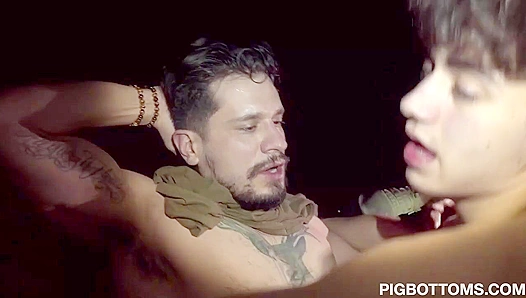 Gangbang Rampage: Hunter Crews Pounding Thoroughness Devours Willing Subs – 18+