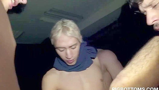 Gangbang Rampage: Hunter Crews Pounding Thoroughness Devours Willing Subs – 18+