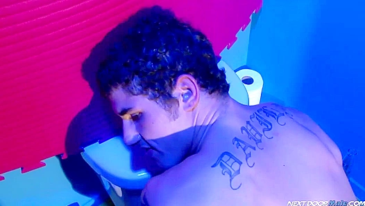 Sweat-Drenched Temptation: Jimmy Craves Neighbors Musky Body – 18+