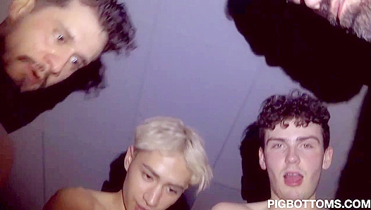Donovins Rough Gangbang Debauchery: Intense Group Sex Caught Live on Camera
