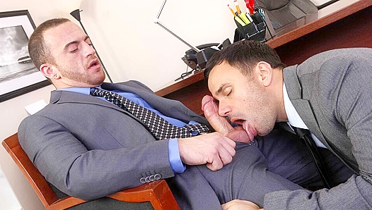 Steamy Office Seduction Ignites Between Steve Vex and Conner Habib – Gay Porn Intensity